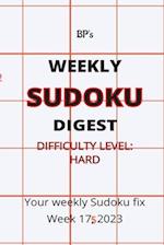 BP'S WEEKLY SUDOKU DIGEST - DIFFICULTY HARD - WEEK 17, 2023 