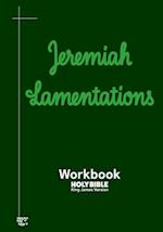 Jeremiah Lamentations Workbook: KJV BIBLE in cursive 