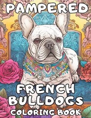 Pampered French Bulldogs Coloring Book