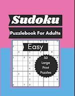 SUDOKU PUZZLE BOOK FOR ADULTS: LARGE PRINT SUDOKU PUZZLE BOOK FOR ADULTS TEENS AND SENIORS 