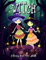 Witch Coloring Book for Adults