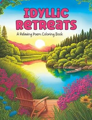 Idyllic Retreats: A Relaxing Coloring Book with Poems to Inspire