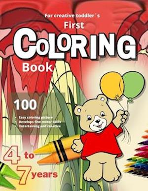 FIRST COLORING BOOK