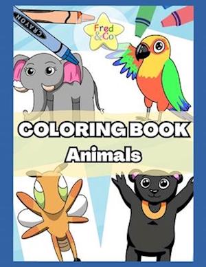 Animal Coloring Book - Fred & Co