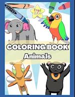 Animal Coloring Book - Fred & Co 