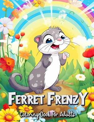 Ferret Frenzy Coloring Book for Adults