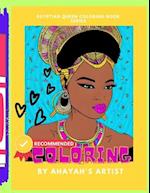 Egyptians Queens - Adult Coloring Book -