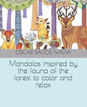 Mandalas inspired by the fauna of the forest to color and relax