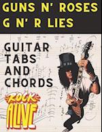 Guns N' Roses, G N' R Lies: Guitar Tabs And Chords 