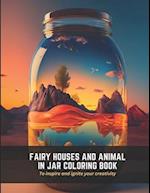 Fairy Houses and Animal in Jar Coloring Book: To inspire and ignite your creativity 