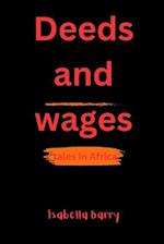 Deeds and wages: Tales in africa 