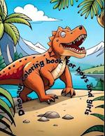 Dinosauro coloring book for boys and girls 