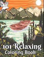 101 Relaxing Coloring Book 