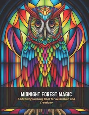 Midnight Forest Magic: A Stunning Coloring Book for Relaxation and Creativity