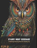 Starry Night Serenade: A Relaxing Coloring Book for Finding Joy 