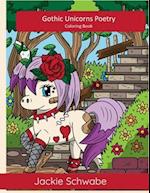 Gothic Unicorns Poetry Coloring Book 