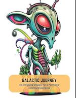 Galactic Journey: 50 Intriguing Designs for a Fun Filled Coloring Experience 