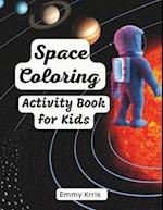 Space Coloring: Activity Book for Kids 