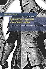 AI Fantasy Knight Coloring Book 