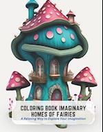 Coloring Book Imaginary Homes of Fairies: A Relaxing Way to Explore Your Imagination 