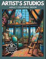 Artist's Studio Coloring Book: Enjoy Coloring this Collection of 50 Gorgeously Detailed Drawings 