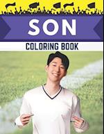 Heung Min Son Coloring Book: Football stars coloring book for kids 