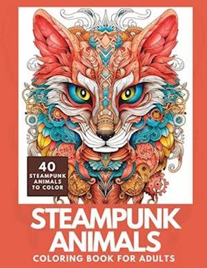 Steampunk Animals Coloring Book: A Wonderfully Weird Set of 40 Incredible Steampunk Animals