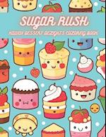 Sugar Rush - Kawaii Dessert Delights Coloring Book: For All Ages 
