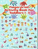 Fingerprint Activity Book for Toddlers