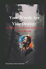 Your Words Are Your Destiny: Shaping Your Future with Your Own Words 