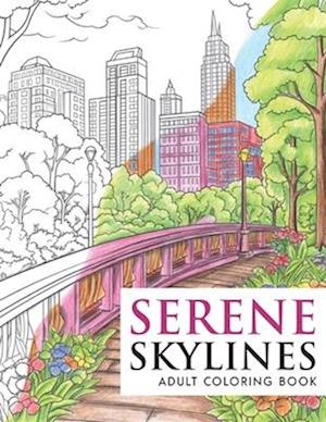 Serene Skylines Adult Coloring Book