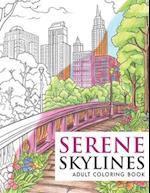 Serene Skylines Adult Coloring Book