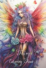 Fairy Fantasy Coloring Book for Adults