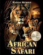 African Safari: A Reverse Coloring Book For Art Therapy 