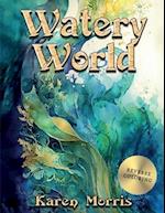 Watery World: A Reverse Coloring Book 