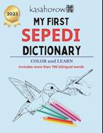 My First Sepedi Dictionary: Colour and Learn Sepedi 