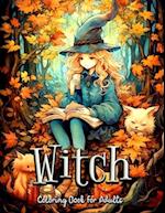 Witch Coloring Book for Adults