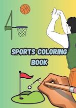 Sports coloring book