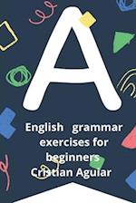 English grammar exercises for beginners 