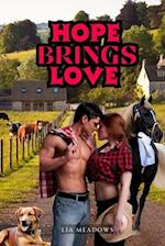 Hope Brings Love: A Steamy and Uplifting Cowboy Romance of Shattered Hearts Finding True Love 