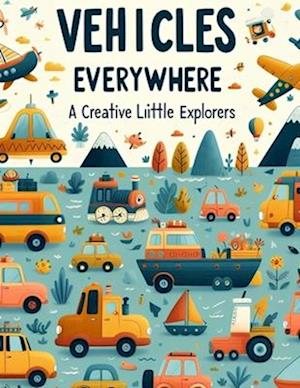 Vehicles Everywhere: A Creative Coloring Book for Little Explorers