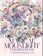 Magical Moonlight Maiden Coloring Book 