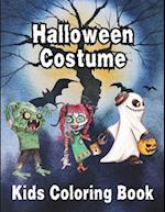 Halloween Costume Kids Coloring Book 