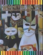 Geometric Paws: Cubist Reflections on Cat People 