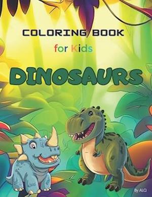 DINOSAURS Coloring book for kids