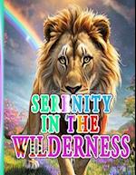 SERENITY IN THE WILDERNESS: A Lion and Big Cat Coloring Adventure 