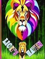 LION'S HAVEN: An Enchanting Coloring Journey 