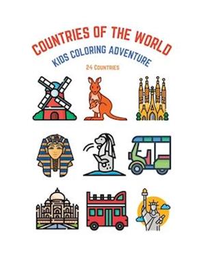 Countries of the World: Kids Coloring Adventure: Kids Coloring Book