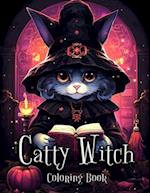 Catty Witch Coloring Book: A Magical Journey into the World of Feline Sorcery 