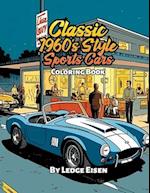 Classic 1960's Style Sports Cars Coloring Book 